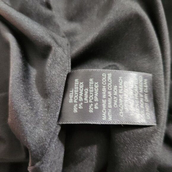 White House Black Market Dress Womens Small Black Sleeveless Maxi Dress Keyhole - Picture 12 of 13